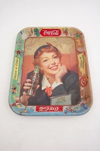 Coca Cola Tray Thirst Knows No Season Have a Coke (C4L) Vintage Metal Serving - Picture 1 of 12