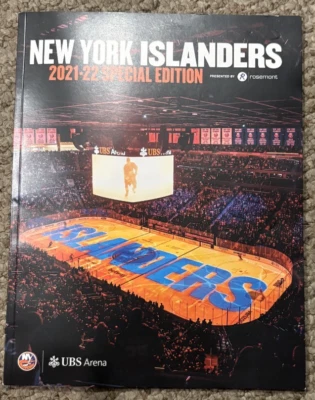 Anuario Oficial New York Islanders 2021-22 Edición Especial Foto 1 de 3