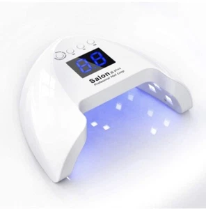 RUEOO UV LED Gel Polish Curing Nail Lamp 4 Timers No Glare 54W - Picture 1 of 6