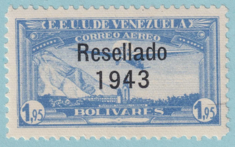 CORREO AÉREO VENEZUELA C174 COMO NUEVO CON BISAGRAS OG * ¡SIN FALLAS MUY BIEN! - JGH Foto 1 de 1