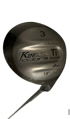 King Cobra Ti Titanium Oversize Offset 3 Wood 15° Graphite - Image 1 of 4