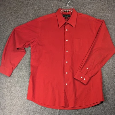 Alexander Julian Colores Hombre Rojo Mangas Largas Ajuste Regular XL 17-34/35 Foto 1 de 4