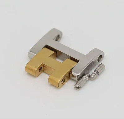 Pulsera correa de reloj de eslabones genuinos pulida lateral cortadora de 12 mm HERMES Foto 1 de 3