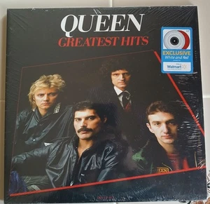 Queen Greatest Hits Limited Red & White Vinyl Lp Brian May Freddie Mercury New - Picture 1 of 3