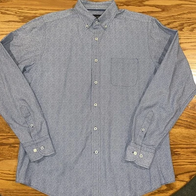 Camisa Massimo Dutti Para Hombre Grande Con Botones Manga Larga Informal Mejor Tela  Foto 1 de 4