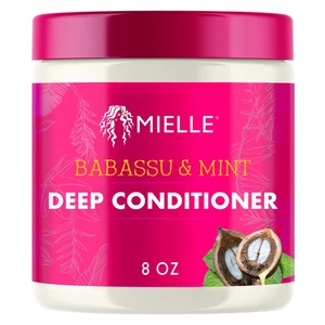 Babassu Oil Mint Moisturizing Deep Conditioner, 8 Fl Oz, All Hair Types - Picture 1 of 12