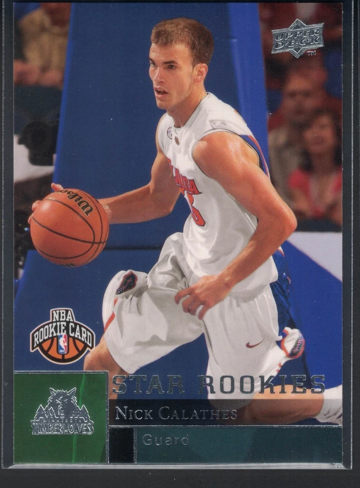 2009-10 Upper Deck Nick Calathes RC #221 Minnesota Timberwolves - Image 1 of 1