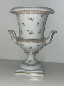 Kaiser Porzellan Vase K Nossek handbemalt Bayern Blumen Blütenblätter 25 cm - Bild 1 von 4