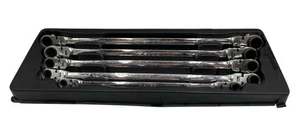 🛠️ Juego de llaves de trinquete Matco SRFBXLM52TA extra largas de doble flexión de 5 piezas - Imagen 1 de 15