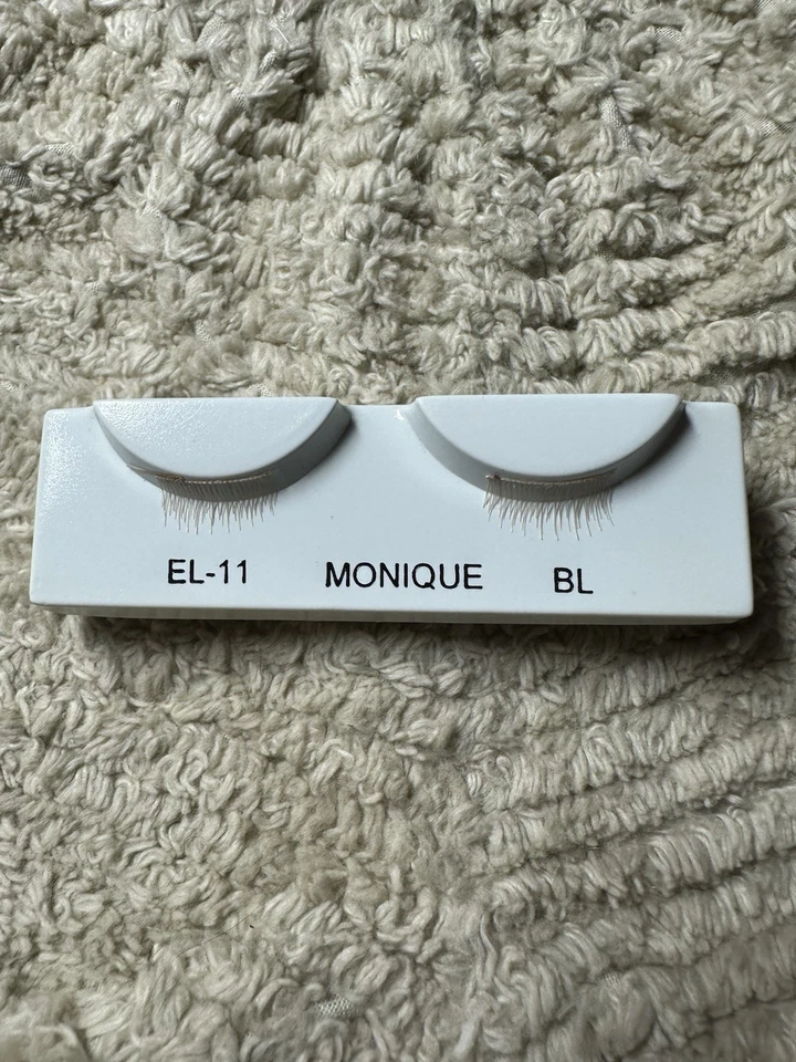 Pestañas MONIQUE EL-11 UppER WisPY PREMATURAS *RUBIAS*~ SUMINISTROS PARA MUÑECAS RENACIDAS Foto 1 de 1