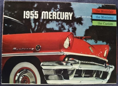 1955 Mercury Brochure Montclair Monterey Wagon Nice Original 55 Not a Reprint - Image 1 of 4