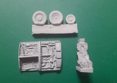 Fiat G.91 1/48 set dettaglio resina  Italeri Heller Esci - Immagine 1 di 4