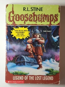Vintage Goosebumps #47 Legend Of The Lost Legend W Stickers - RL Stine 1st Print - Picture 1 of 10