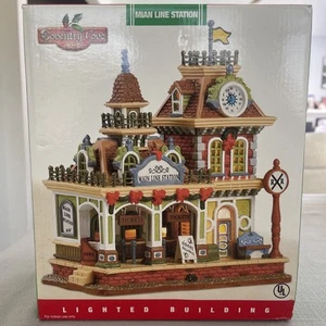Lemax Coventry Cove Main Line Station Lighted Christmas Village House NIB - Picture 1 of 7