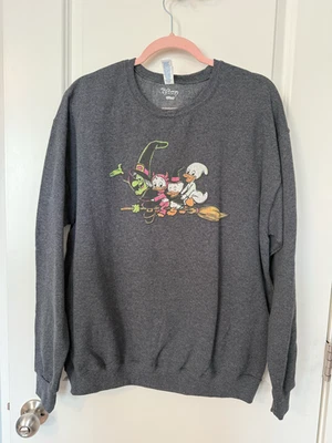 Disney Halloween Huey Dewey and Louie Sudadera Adulto L Buen Estado Foto 1 de 4