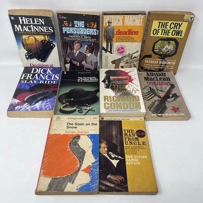 Vintage Crime Spy Book Bundle Persuaders / Avengers / U.N.C.L.E Pan Books 1960s - Image 1 of 4