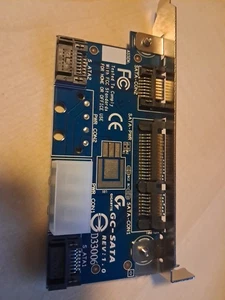 Gigabyte GC-SATA REV:1.0 External Serial ATA Card D33006 - Photo 1/4