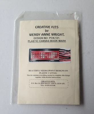Wendy Anne Wright Plastic Canvas Book Mark Needlepoint kit - Image 1 of 3