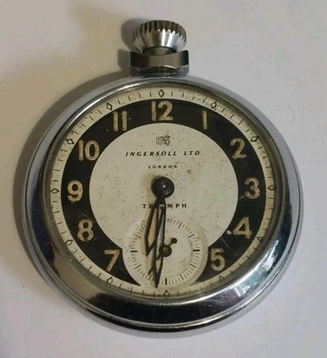 Beautiful Vintage Ingersoll London Triumph Mechanical Pocket Watch  - Image 1 of 3