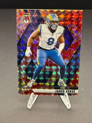 2025 Panini Mosaic - Jared Verse #8 Red Camo Prizm - Image 1 of 2
