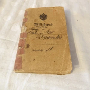 Militärpass Pionier Batallion Nr 20  - 1.WK WW1   (NE143) - Bild 1 von 23