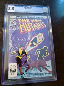 New Mutants #1 CGC 8.5 1983 Marvel (2nd App New Mutants) (Origin Karma) X-men - Picture 1 of 5