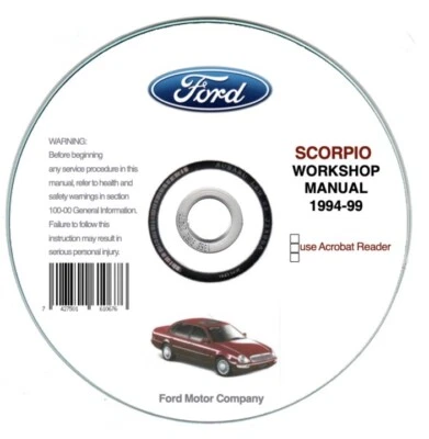 Ford Scorpio II  (1994-1999)  manuale officina su cd - Immagine 1 di 4
