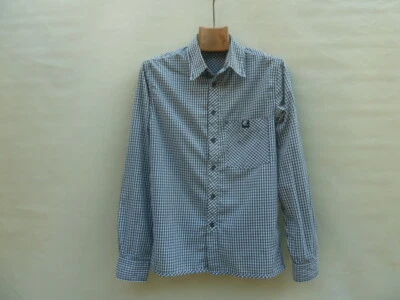 NIKE athletic  Retro Grid Gingham Button up shirt Men's Small Black & White - Image 1 of 4