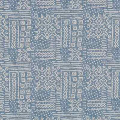 45 yards fabric roll, woven, 55" width, blue, 59% POLYSTER, 41% COTTON, NOMADIC Foto 1 de 3