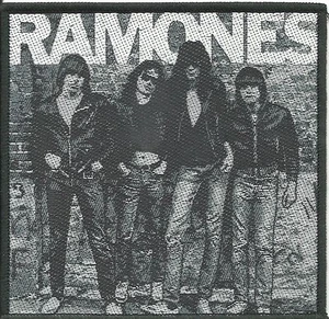 RAMONES ramones 2016 - square WOVEN SEW ON PATCH official merchandise (sealed) - Imagen 1 de 2