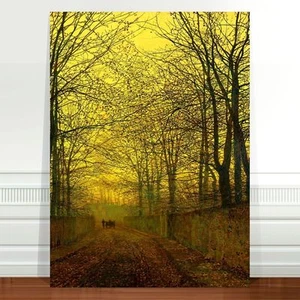 John Atkinson Grimshaw October Gold ~ FINE ART CANVAS PRINT 36x24" - Picture 1 of 1