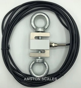 NEW 2,000 LB S-TYPE LOAD CELL MIXING RIGGING TESTING PULLING PULL SAFETY SCALE U - Picture 1 of 4