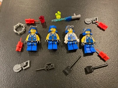 Lego Power Miners Minifigures Tools Brains 8709 8188 8707 8964 8963 Mine Lot 5 - Image 1 of 3