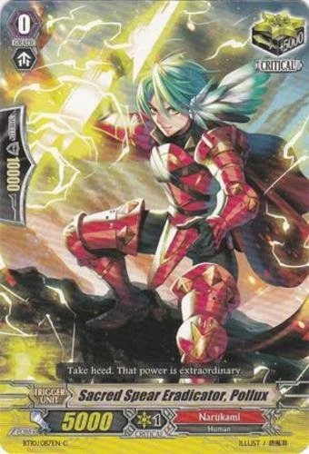 1 x Sacred Spear Eradicator, Pollux - BT10/087EN - C Near Mint / Mint, English - Image 1 of 1