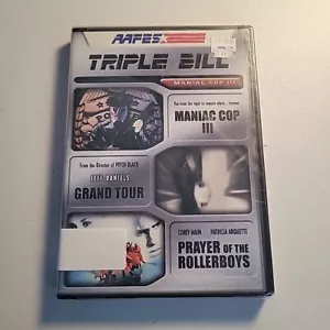 Triple Bill- Maniac Cop 3/Grand Tour/Prayer Of The Rollerboys (DVD) NEW - Picture 1 of 3
