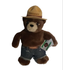 Vintage 1994 Smokey the Bear 8.5" Stuffed Plush Bear Preventing Forest Fires