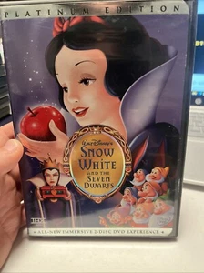 Snow White and the Seven Dwarfs Disney Special Platinum Edition Tested Working - Picture 1 of 4