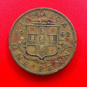 JAMAJCA 1 PENNY 1962 - Picture 1 of 2