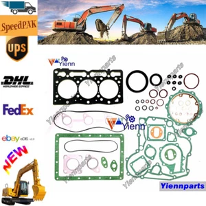 D1105 Overhaul Head Gasket Kit Upper Lower Set For Kubota Engine KX41 Excavator - Picture 1 of 3