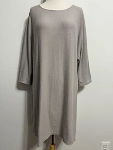 WILFRED FREE "Cober" Tunika Etuikleid Pulloverkleid "Ashen" taupe Größe L neu mit Etikett $ 80 - Bild 1 von 18