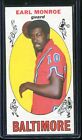 1969  Topps  Basketball  # 80   Earl Monroe  "ROOKIE"  EX-MT   Excellent to Mint