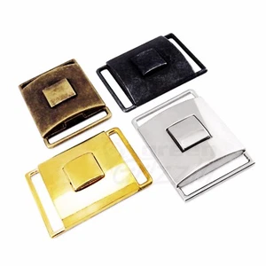 Metal press release buckles Clips for webbing strap 30 mm Bags AGP - Picture 1 of 3