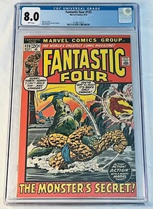 Fantastic Four #125 - CGC 8.0 - Stan Lee - Marvel 1972 - Picture 1 of 4