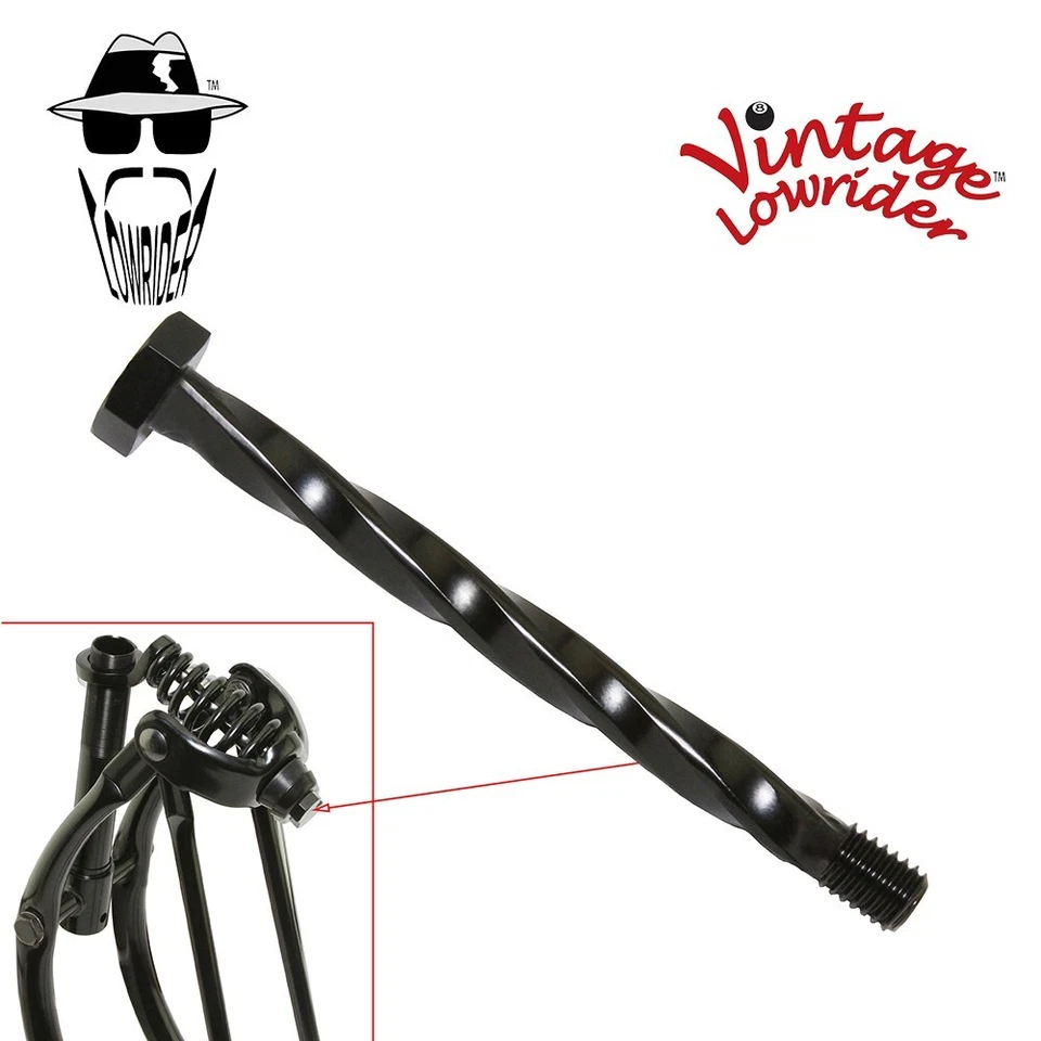 Original Lowrider Bike Bicycle Springer Fork Full TWISTED Center Bolt 120mm Long - Image 1 of 1