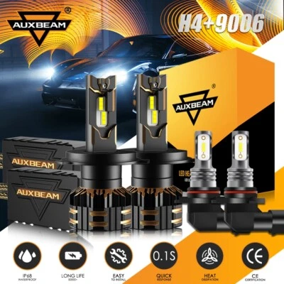 For Toyota Tacoma 2005-2010 2011 4x LED Headlights Hi/Lo Fog Light Combo Bulbs - Image 1 of 4