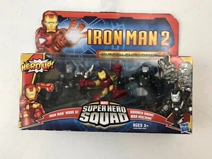 Iron Man 2 Superhero Squad Hi-Tech Showdown Actionfigur 3er Pack - Bild 1 von 3