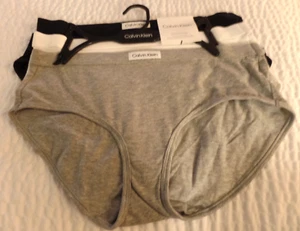 DAMEN, SLIP. CALVIN KLEIN, MODERNER SLIP, NEU, GRAU, SCHWARZ, WEISS, GR. M - Bild 1 von 12