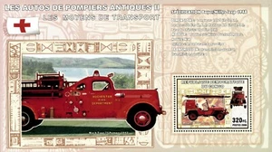 Congo 2006 - Antique Fire Trucks, Firefighting - Souvenir Sheet - MNH - Picture 1 of 1