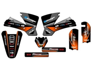 2002-2008 SX 65 SURGE Black Senge Graphics Kit Compatible with KTM - Picture 1 of 10