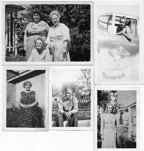 LOT #6 - 5 FAMILY PHOTOGRAPHS - MARTIN - McDONALD - RICE FAMILIES - Picture 1 of 11